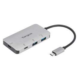 Targus ACH228 Plata Adaptador USB-C, Compatible con Windows y MacOS