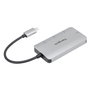 Targus ACH228 Plata Adaptador USB-C, Compatible con Windows y MacOS