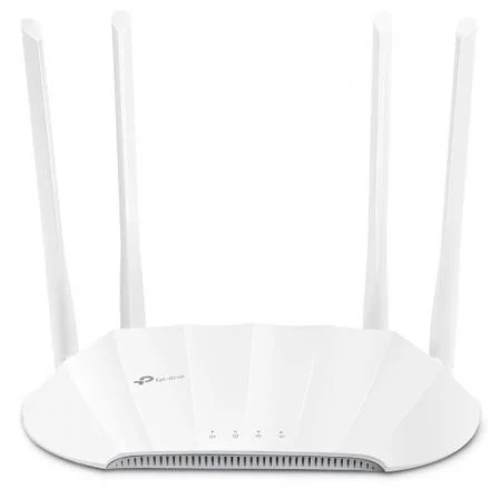 TP-Link TL-WA1201 Punto de Acceso WiFi 6 Doble Banda AC1200 (1200 Mbps) con PoE, 4 Antenas, Gigabit Ethernet, MU-MIMO, Portal Cautivo - Extensor/AP/Cliente