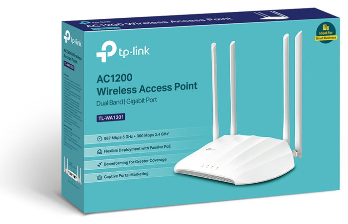 TP-Link TL-WA1201 AC1200 Dual-Band Wi-Fi Access Point Blanco