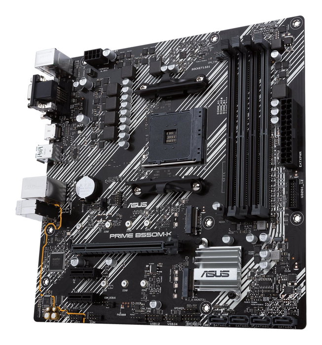 Asus Prime B550M-K Socket AM4 DDR4 Micro ATX