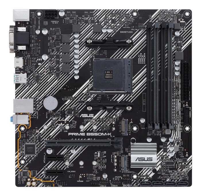 Asus Prime B550M-K Socket AM4 DDR4 Micro ATX