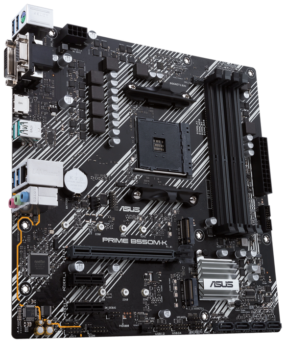 Asus PRIME B550M-K Micro ATX AMD B550 Socket AM4 DDR4