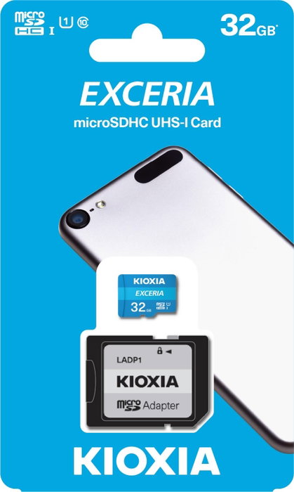 Kioxia Exceria 32 GB MicroSDHC UHS-I Kioxia Exceria 32 GB MicroSDHC UHS-I