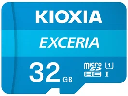 Tarjeta de Memoria Micro SD con Adaptador Kioxia Exceria UHS-I Clase 10 Azul