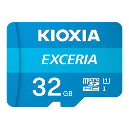Tarjeta de Memoria Micro SD con Adaptador Kioxia Exceria UHS-I Clase 10 Azul