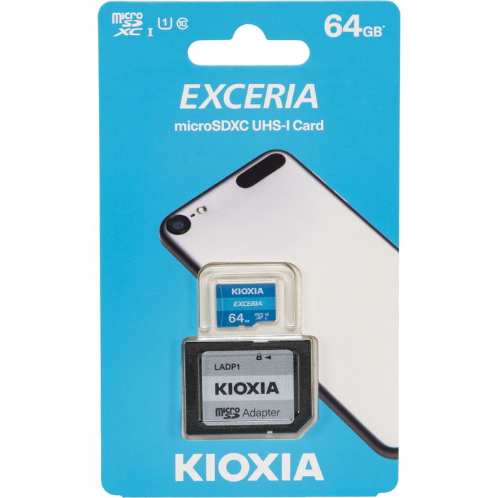Kioxia Exceria 64 GB MicroSDXC UHS-I Clase 10 Kioxia Exceria 64 GB MicroSDXC UHS-I Clase 10