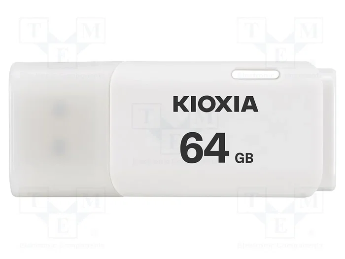 Kioxia TransMemory U202 Hayabusa 64 GB Blanco Kioxia TransMemory U202 Hayabusa 64 GB Blanco