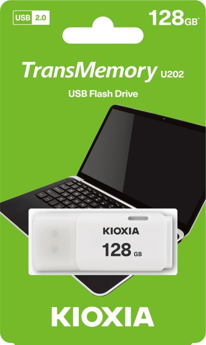 Kioxia TransMemory U202 128 GB USB 2.0 Blanco