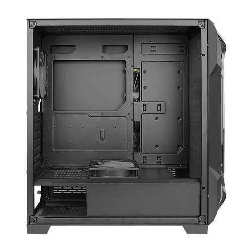 Antec DF600 Flux Caja Gaming ATX Midi Tower Negro, Ventana Lateral, RGB, 4 Ventiladores Incluidos, Sin Fuente, Soporta placas ATX/microATX/Mini-ITX