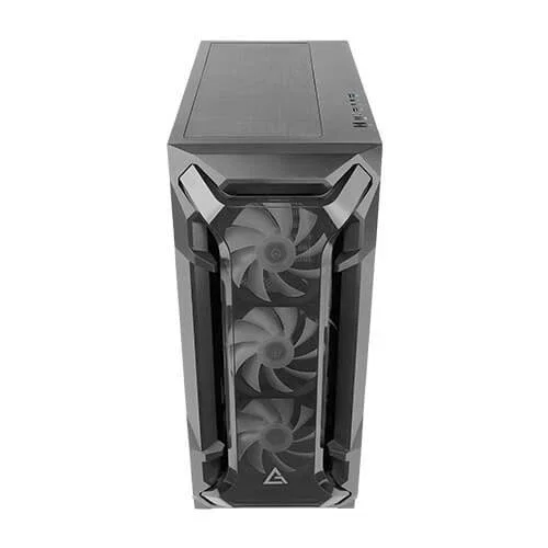 Antec DF600 Flux Caja Gaming ATX Midi Tower Negro, Ventana Lateral, RGB, 4 Ventiladores Incluidos, Sin Fuente, Soporta placas ATX/microATX/Mini-ITX