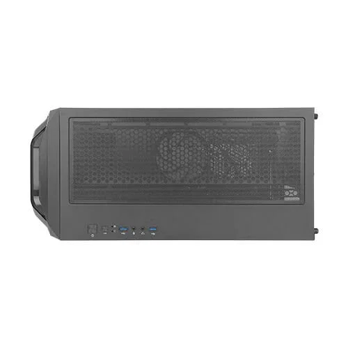 Antec DF600 Flux Caja Gaming ATX Midi Tower Negro, Ventana Lateral, RGB, 4 Ventiladores Incluidos, Sin Fuente, Soporta placas ATX/microATX/Mini-ITX