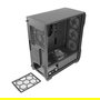 Antec DF600 Flux Caja Gaming ATX Midi Tower Negro, Ventana Lateral, RGB, 4 Ventiladores Incluidos, Sin Fuente, Soporta placas ATX/microATX/Mini-ITX