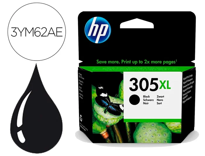 HP Cartucho de Tinta Original 305XL Negro de Alta Capacidad (3YM62AE) de Alto Rendimiento.</a> HP Cartucho de Tinta Original 305XL Negro de Alta Capacidad (3YM62AE) de Alto Rendimiento.</a>