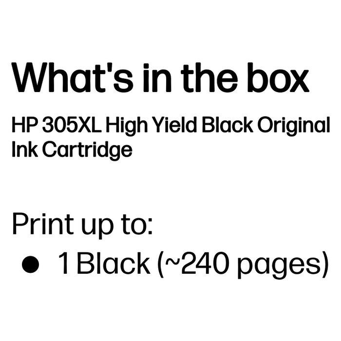 HP Cartucho de Tinta Original 305XL Negro de Alta Capacidad (3YM62AE) de Alto Rendimiento.</a> HP Cartucho de Tinta Original 305XL Negro de Alta Capacidad (3YM62AE) de Alto Rendimiento.</a>