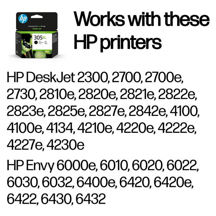 HP Cartucho de Tinta Original 305XL Negro de Alta Capacidad (3YM62AE) de Alto Rendimiento.</a> HP Cartucho de Tinta Original 305XL Negro de Alta Capacidad (3YM62AE) de Alto Rendimiento.</a>