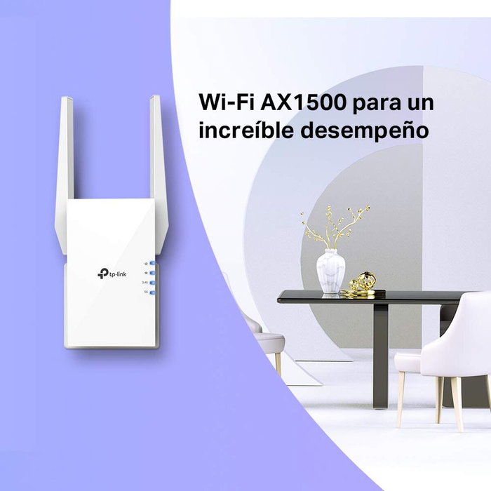 TP-Link RE505X Extensor de Red Wi-Fi 6 AX1500 Blanco