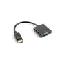 Lanberg Adaptador DisplayPort a VGA AD-0002-BK Negro 0,2 m