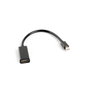Lanberg AD-0005-BK Adaptador Mini DisplayPort macho a HDMI hembra Negro