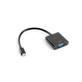 Lanberg Adaptador Mini DisplayPort macho a VGA hembra AD-0006-BK