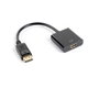 Lanberg AD-0009-BK Adaptador DisplayPort macho a HDMI hembra negro