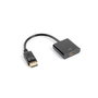 Lanberg AD-0009-BK Adaptador DisplayPort macho a HDMI hembra negro