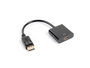 Lanberg AD-0009-BK Adaptador DisplayPort macho a HDMI hembra negro