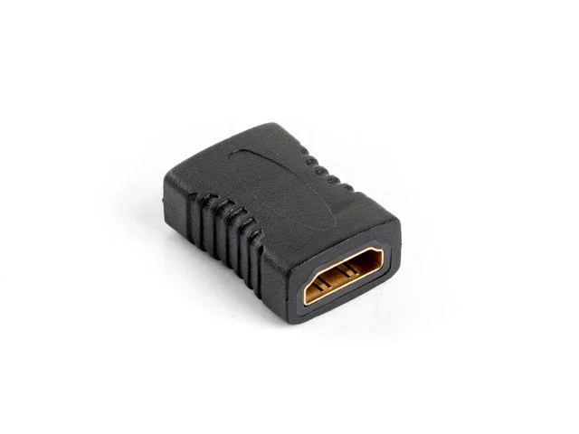 Lanberg Adaptador HDMI Hemba a Hembra, Cambiador de Género, AD-0018-BK, Negro