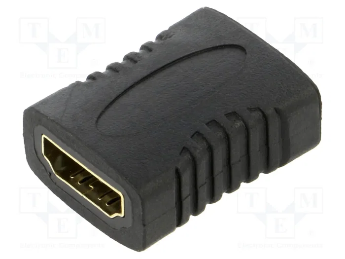 Lanberg AD-0018-BK Adaptador HDMI Hembra a HDMI Hembra Negro