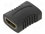 Lanberg AD-0018-BK Adaptador HDMI Hembra a HDMI Hembra Negro