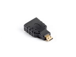 Lanberg Adaptador HDMI Hembra a Micro HDMI D Macho, Versión 1.4 Full HD 1080p Negro