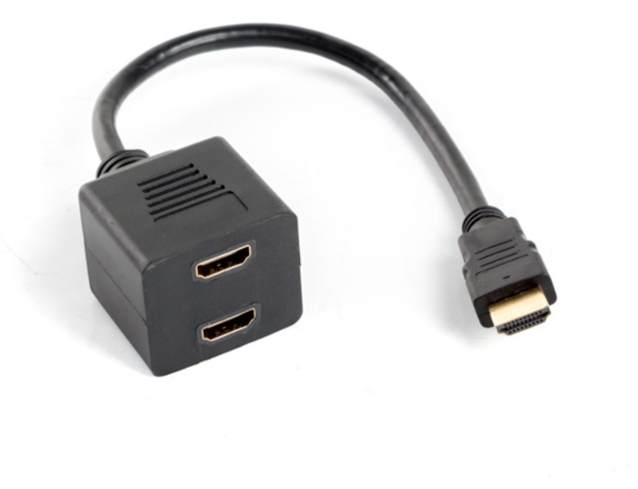 Lanberg AD-0019-BK Divisor de video HDMI 1 macho a 2 hembras Lanberg AD-0019-BK Divisor de video HDMI 1 macho a 2 hembras