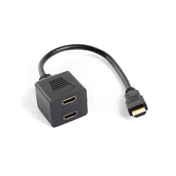 Lanberg AD-0019-BK Divisor de video HDMI 1 macho a 2 hembras Lanberg AD-0019-BK Divisor de video HDMI 1 macho a 2 hembras