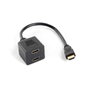 Lanberg AD-0019-BK Divisor de video HDMI 1 macho a 2 hembras
