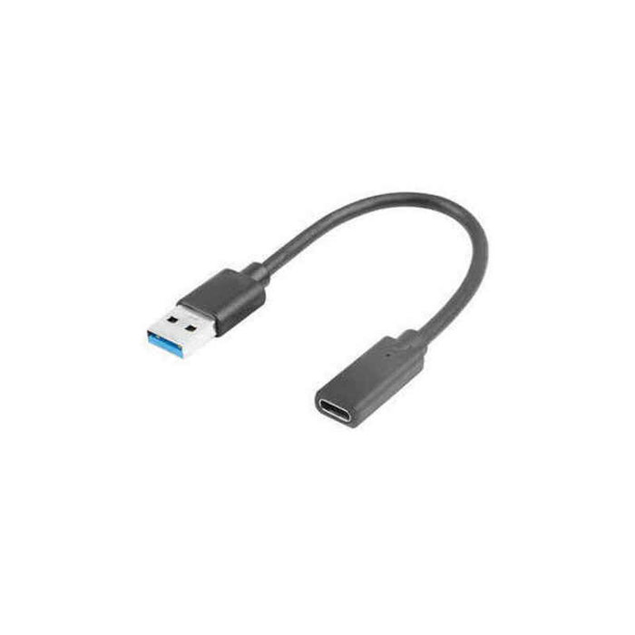 Lanberg Adaptador USB tipo C a USB tipo A AD-UC-UA-03 Negro