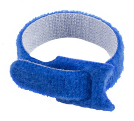 Lanberg ORG01-MT150-MC6 Paquete de 12 tiras de velcro para organizar cables 12mm x 15cm blanco/negro/verde/azul/amarillo/rojo