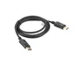 Lanberg Cable DisplayPort Macho/Macho 1,8 m Negro CA-DPDP-10CC-0018-BK