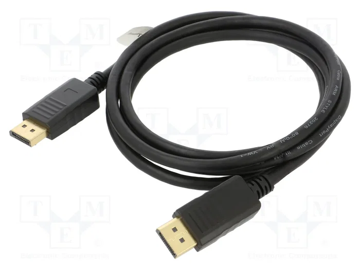 Lanberg Cable DisplayPort Macho/Macho 1,8m Negro 4K CA-DPDP-10CC-0018-BK Lanberg Cable DisplayPort Macho/Macho 1,8m Negro 4K CA-DPDP-10CC-0018-BK