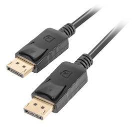 Lanberg Cable DisplayPort Macho/Macho 1.80m Negro CA-DPDP-10CC-0018-BK