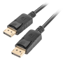 Lanberg Cable DisplayPort Macho/Macho 4K 1,8m Negro CA-DPDP-10CC-0018-BK
