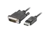 Lanberg CA-DPDV-10CU-0018-BK Cable DisplayPort a DVI-D 1,8 m Negro