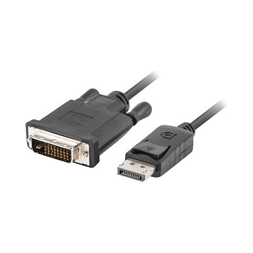 Lanberg CA-DPDV-10CU-0018-BK Cable DisplayPort a DVI-D 1,8 m Negro