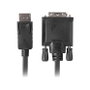 Lanberg CA-DPDV-10CU-0018-BK Cable DisplayPort a DVI-D 1,8 m Negro
