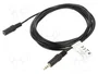 Lanberg Cable de audio estéreo Jack 3.5mm macho a hembra 3m Negro