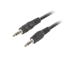 Cable Alargador Jack (3,5 mm) Lanberg Negro