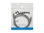 Lanberg Cable de Audio Estéreo Jack 3,5mm Macho a Macho 1,2m Negro
