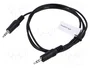 Lanberg Cable de Audio Estéreo 3,5 mm Macho a 3,5 mm Macho, 1,2 m, Negro
