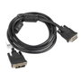Lanberg Cable DVI-D 18+1 macho a macho 1,8m Negro