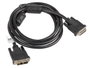 Lanberg Cable DVI-D 18+1 macho a macho 1,8m Negro