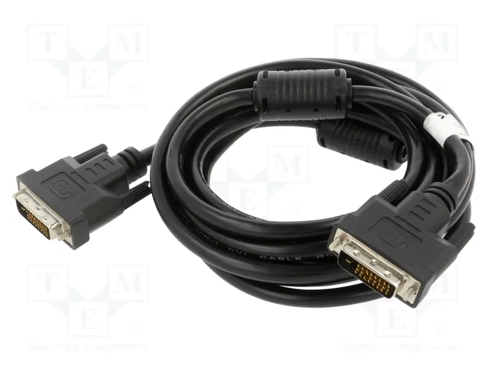 Lanberg Cable DVI-D (24+1) macho a macho Dual Link 3m negro Lanberg Cable DVI-D (24+1) macho a macho Dual Link 3m negro